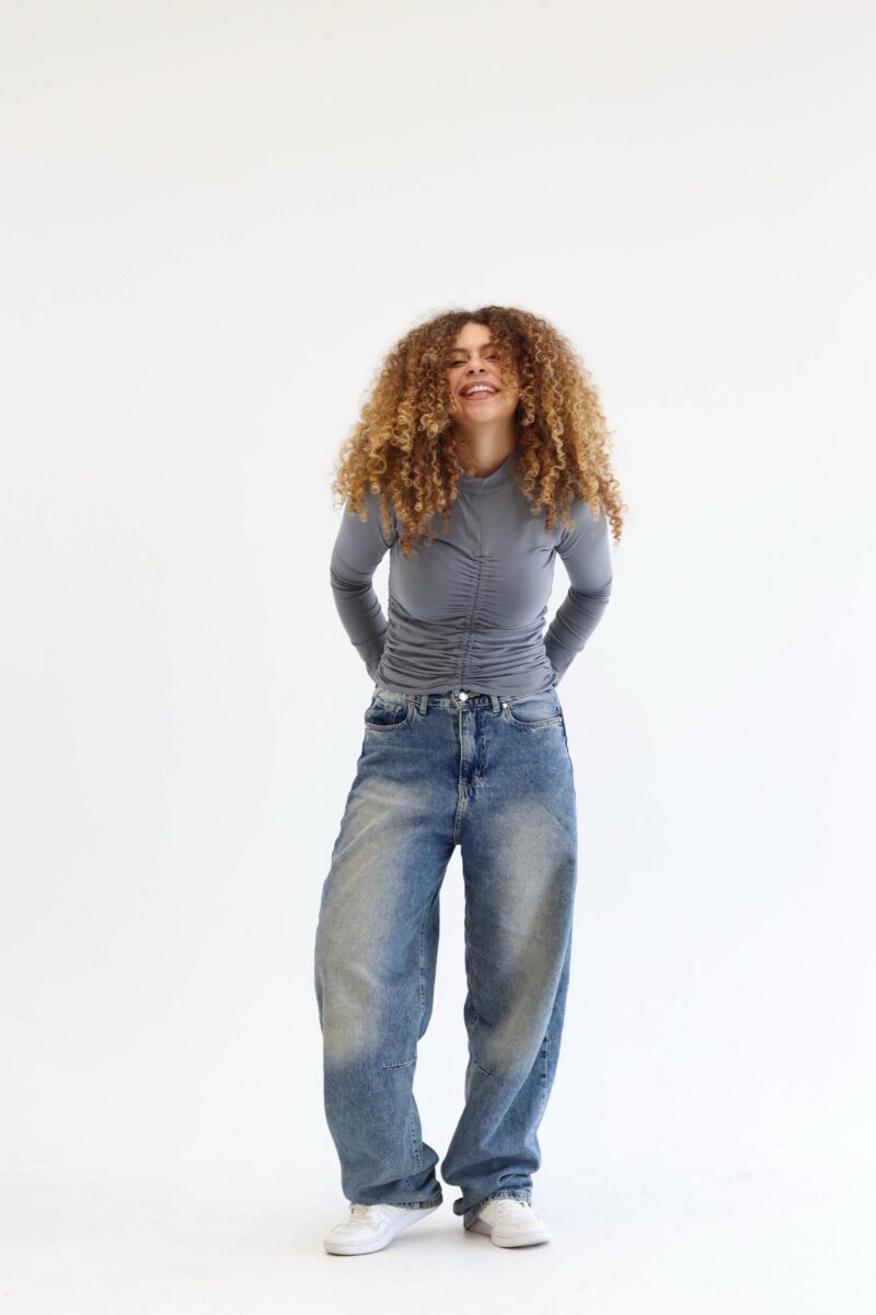 Midline top in grey - Image 3