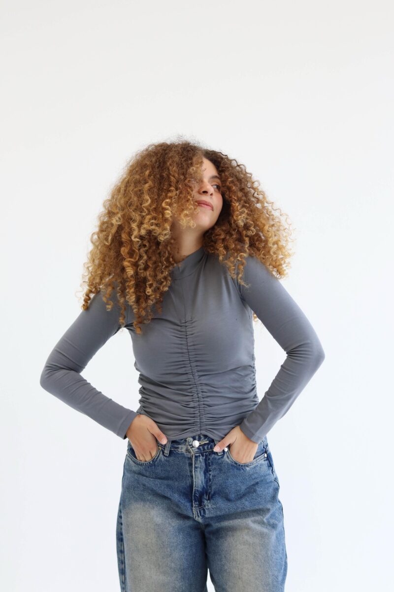 Midline top in grey - Image 2