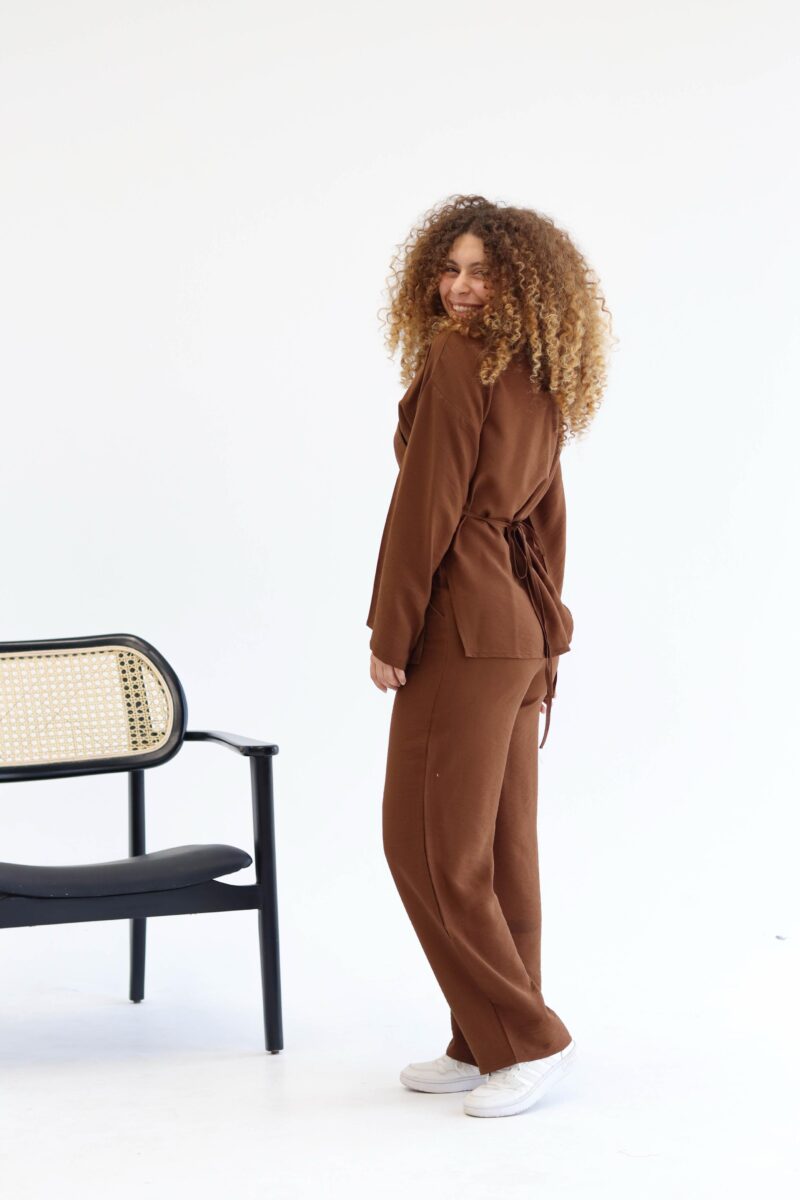 Wrap set in brown - Image 4