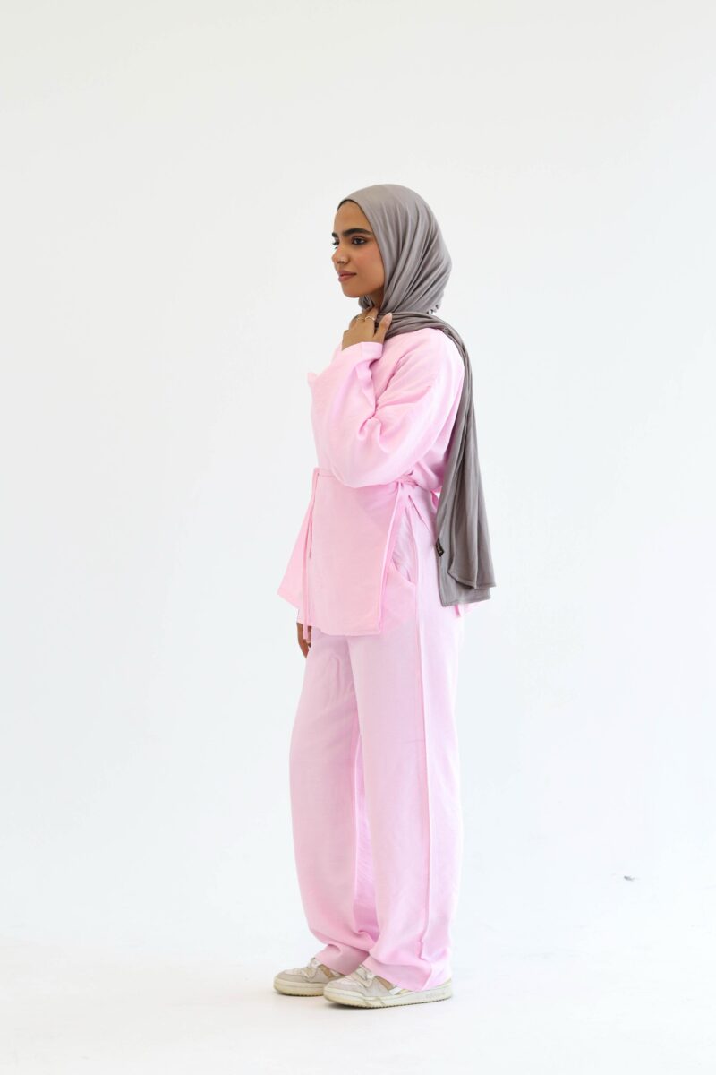 Wrap set in powder pink