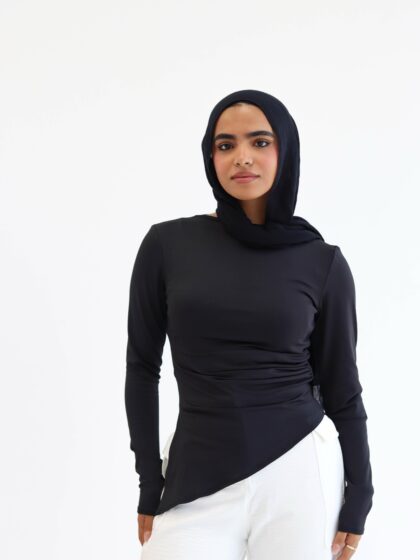 The go-to black top in black