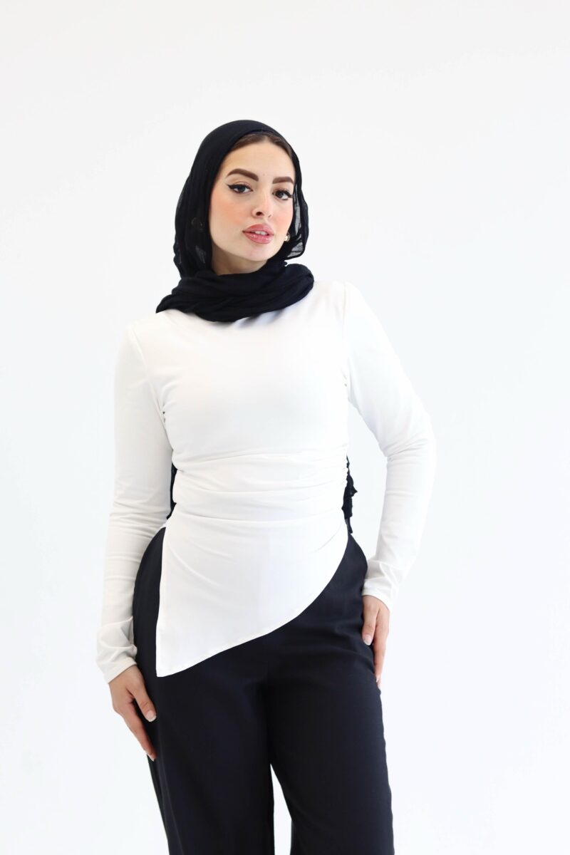 The go-to white top in white