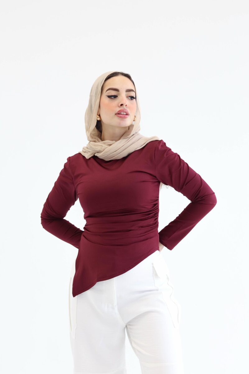 The go-to burgundy top in burgundy