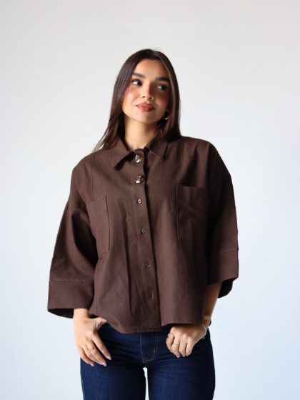 Flow chemise in Brown