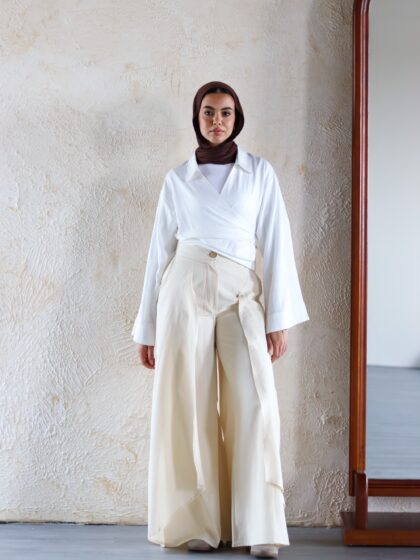 Flow Pants in Beige