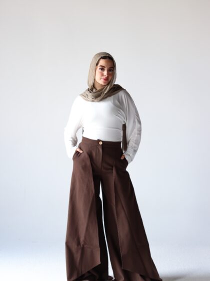 Flow pants in Brown